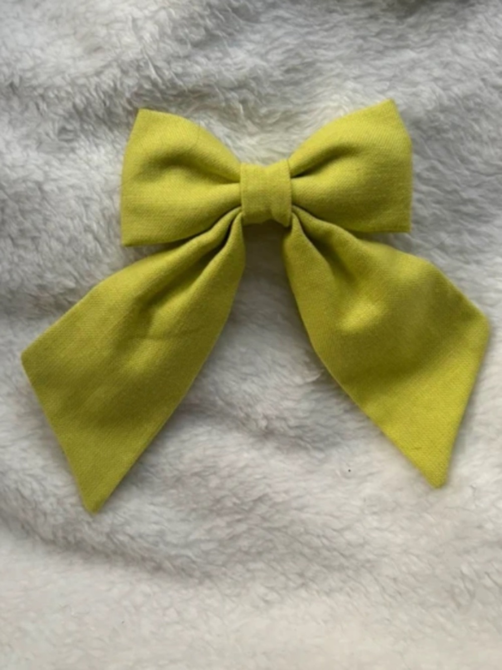 Wunderkin Chartreuse Sailor Bow